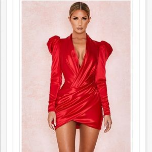 House of CB Rita Plunge Dress